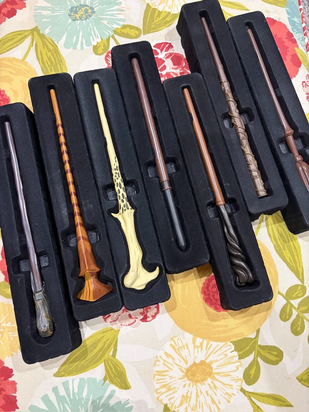 Assorted Wizard Wands for Kids Costume Play - Brown & Yellow